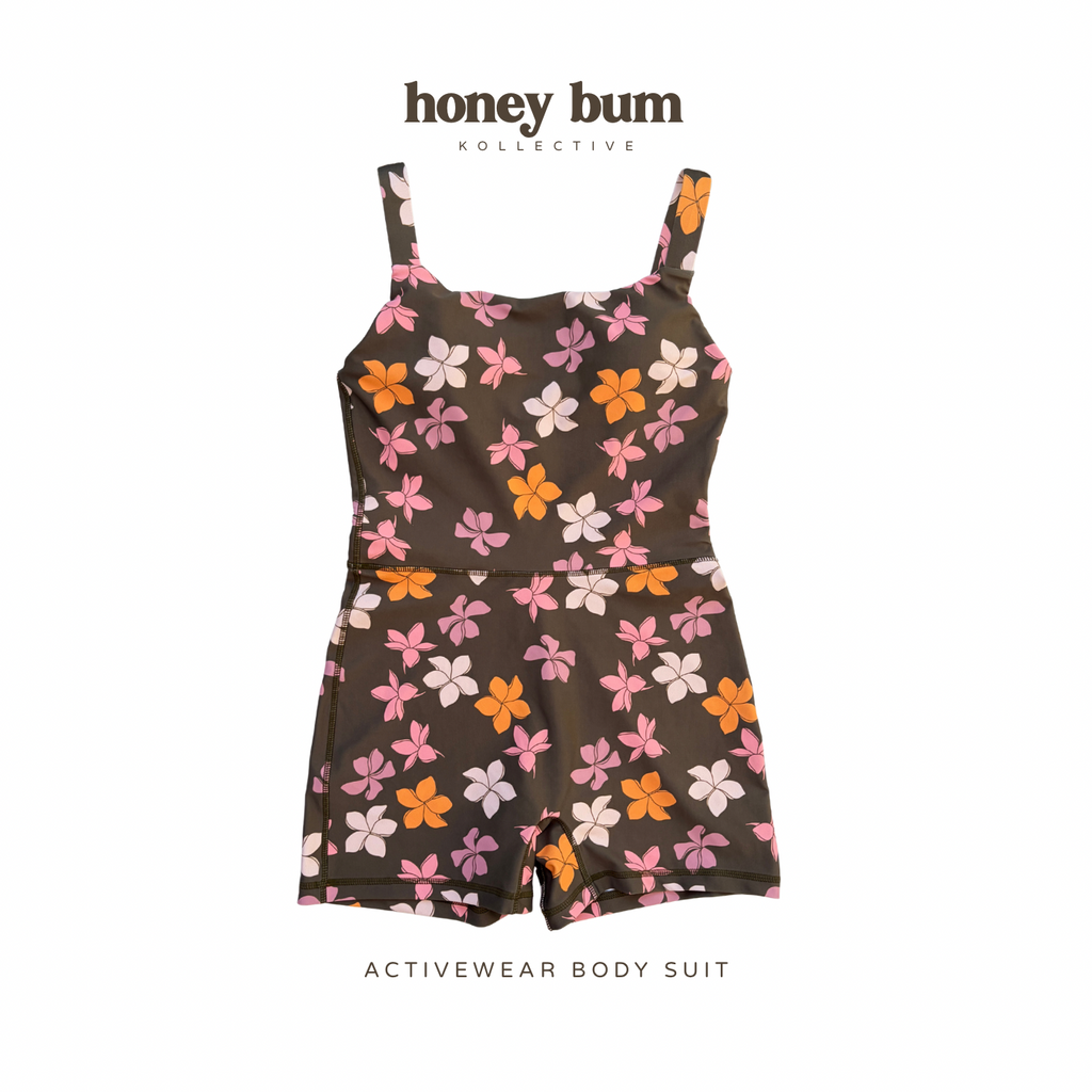 ACTIVEWEAR BODYSUIT - Plumeria