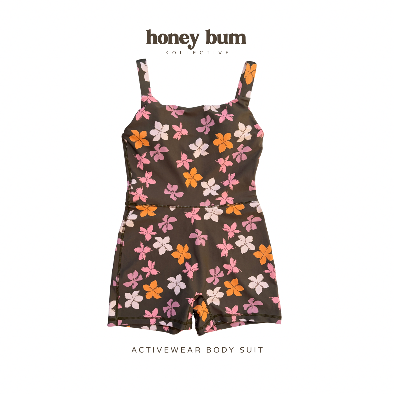 ACTIVEWEAR BODYSUIT - Plumeria