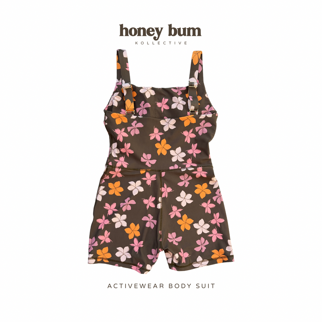 ACTIVEWEAR BODYSUIT - Plumeria
