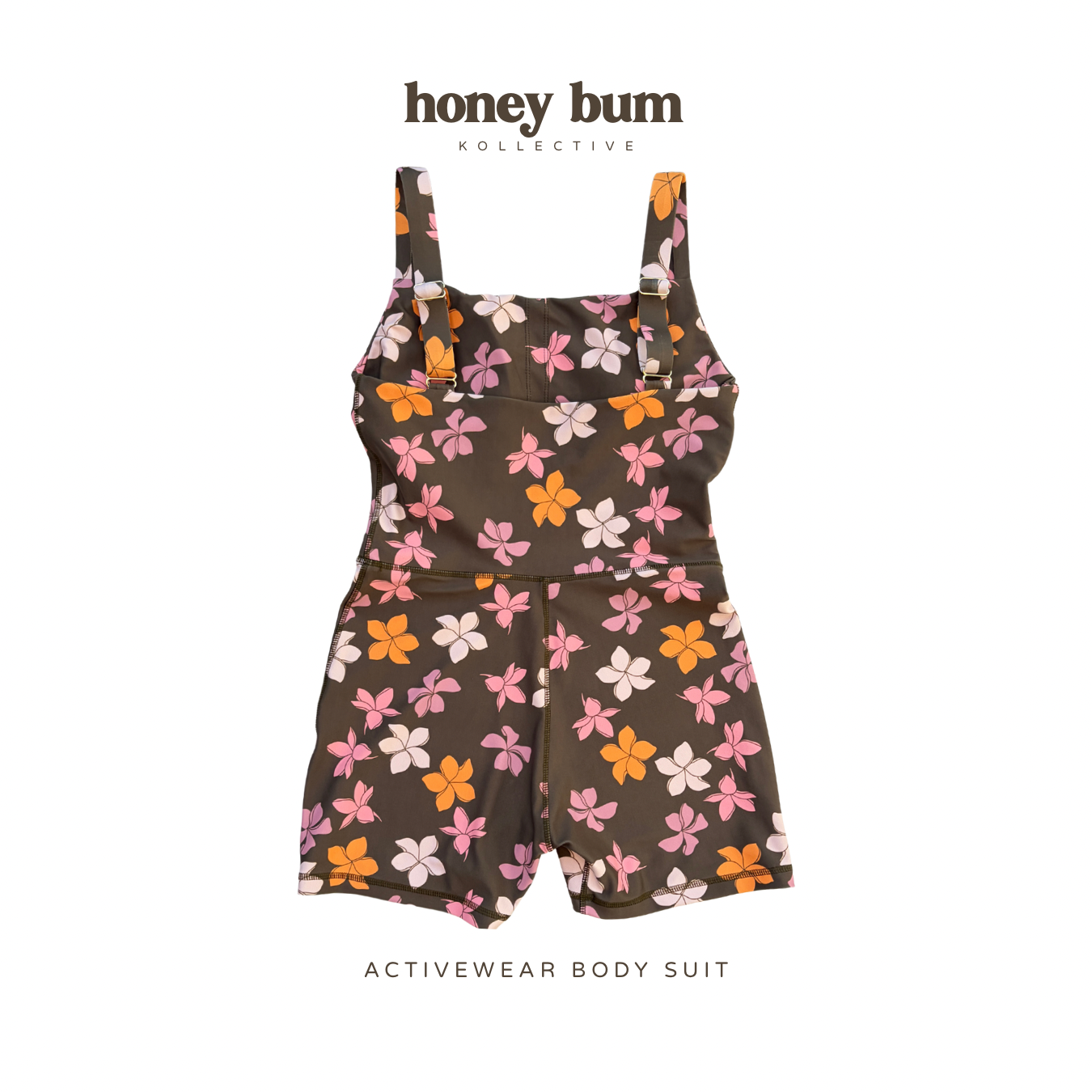 ACTIVEWEAR BODYSUIT - Plumeria